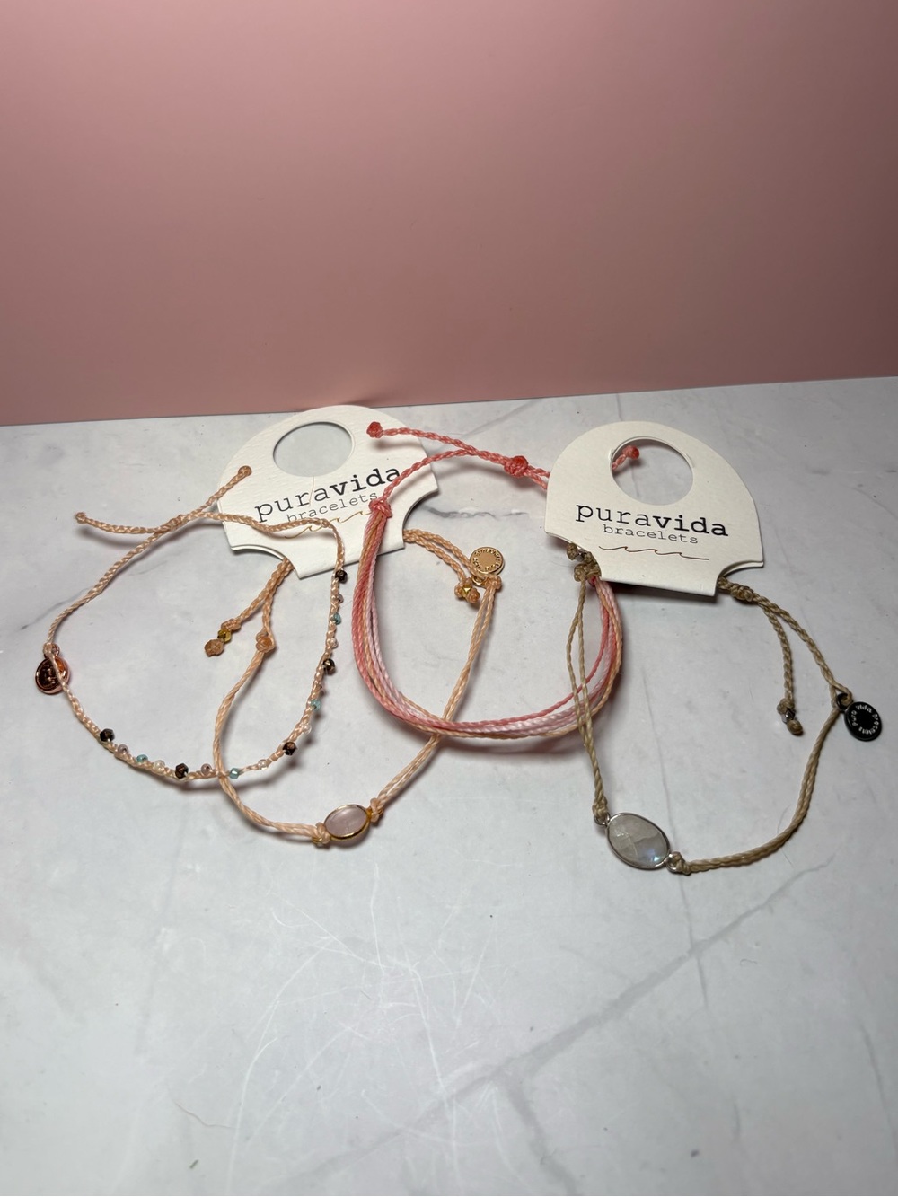 🩷 Pura Vida Bracelets Set of 4